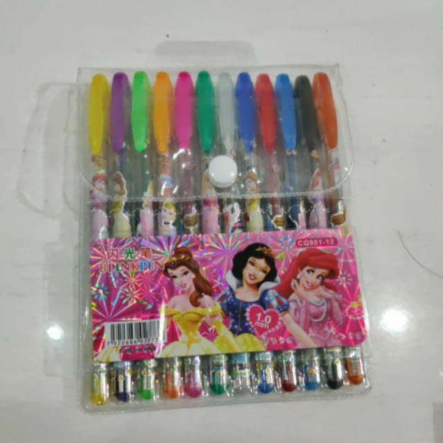 

Pulpen/ballpoint/pena Glitter 12 Warna Grosir Murah