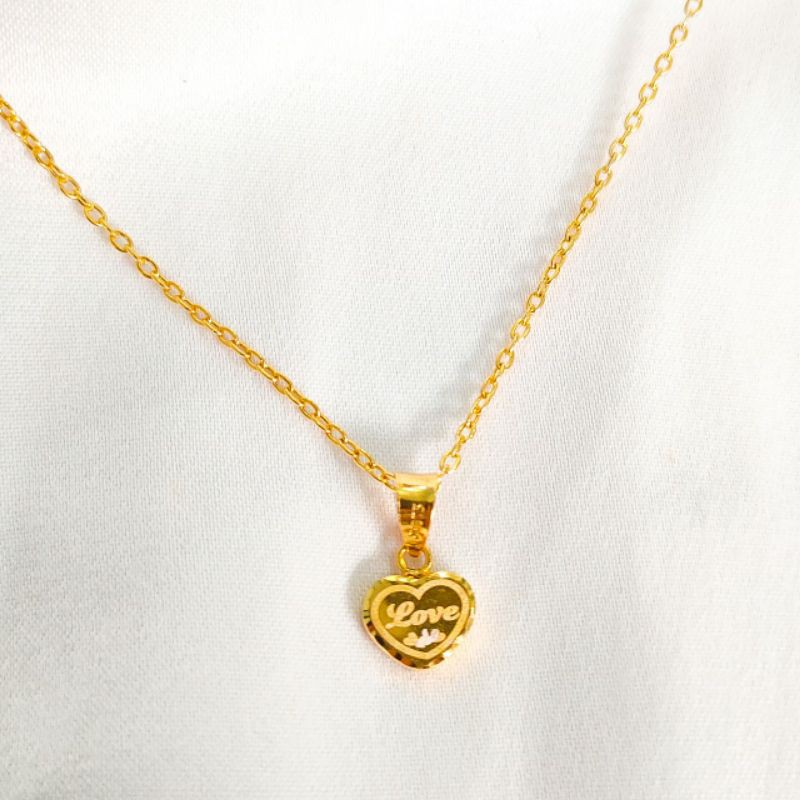 Set kalung emas asli kadar 875 hadiah ultah hadiah mewah | Shopee Indonesia