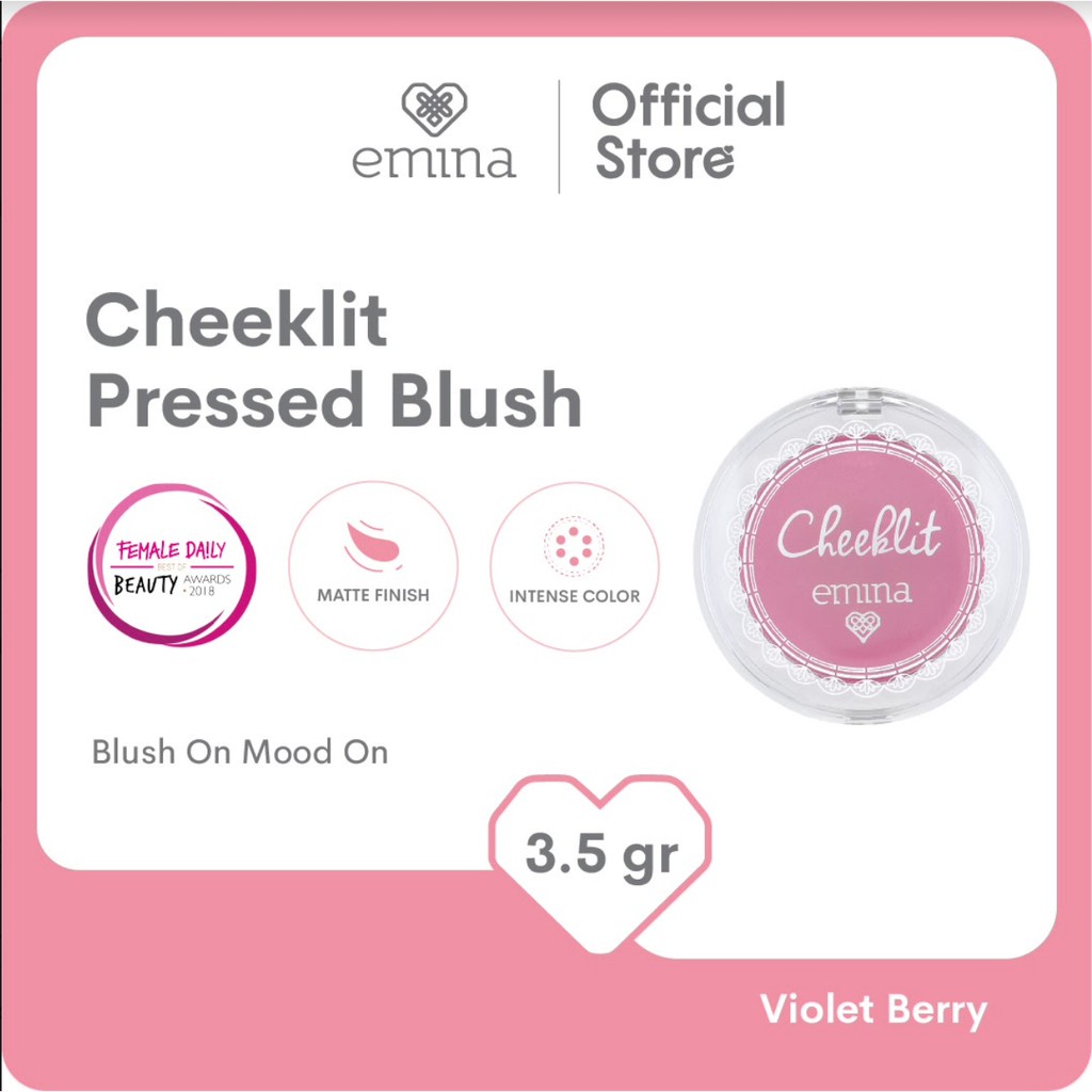 Emina Cheek Lit Pressed Powder Blush 3.5gr | Blush On