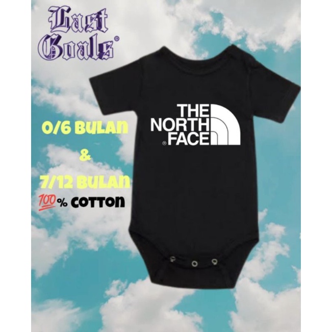 Baju bayi NORTH THE FACE / kaos bayi distro / jumpsuit / jumper bayi / jumsuit bayi / bodysuit baby 