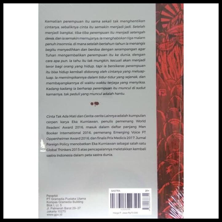 

TERBARUU!! Buku Cinta Tak Ada Mati oleh Eka Kurniawan COD