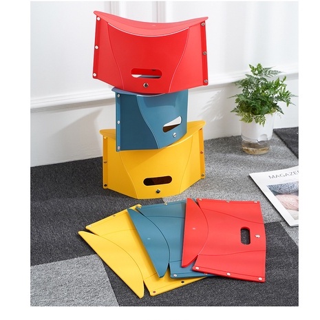 Kursi Lipat Portable Mini Plastik Foldable Chair Portable Bangku Lipat Bangku Portable Murah Kursi Mancing Kursi Camping PR 19