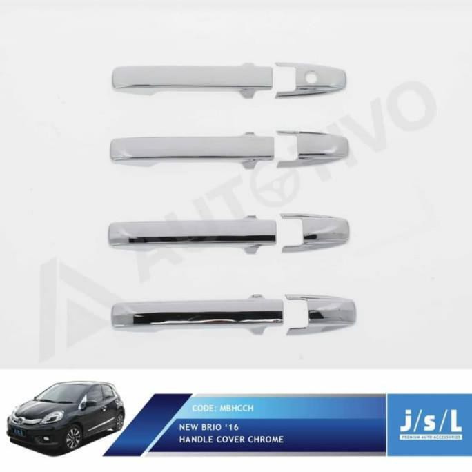 New Brio Pegangan Pintu Mobil / Handle Cover Chrome / Aksesoris Brio