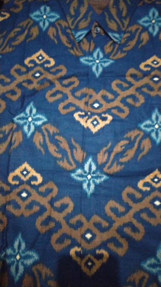 Kemeja Batik Prabu Bahan Katun Baturaden Reguler Fit A591