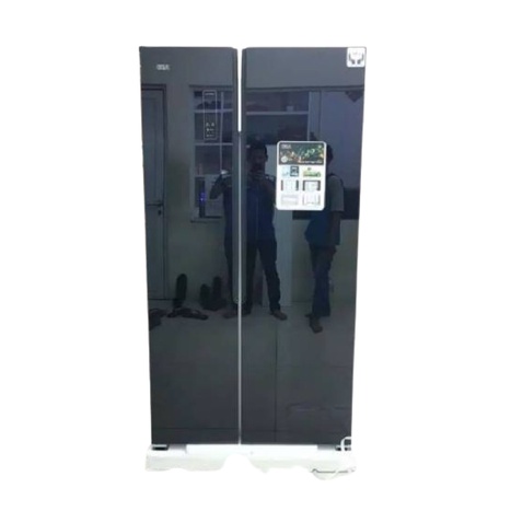 GEA Kulkas Side By Side 472 Liter G2D-472 Black Glass 150W G2D 472