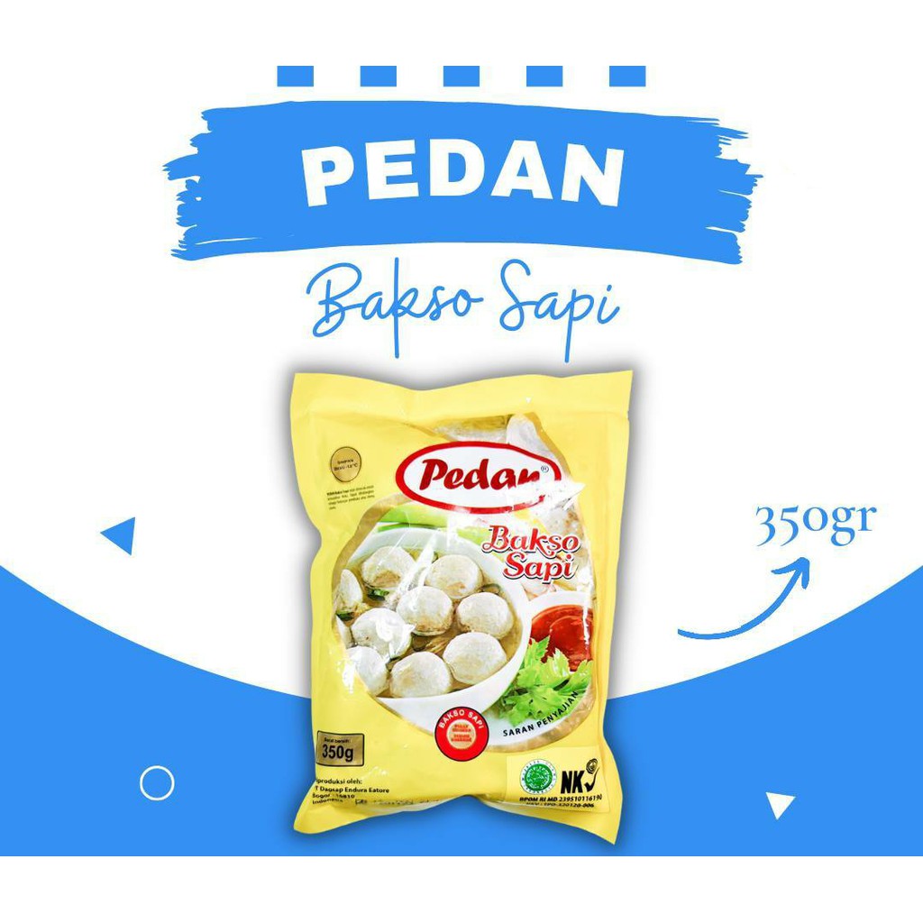 

ADDRIELLA - PEDAN BAKSO SAPI 350gr | PEDAN/FROZENFOOD/FROZENFOOD MURAH