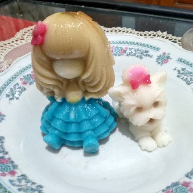 Cetakan silikon boneka gadis