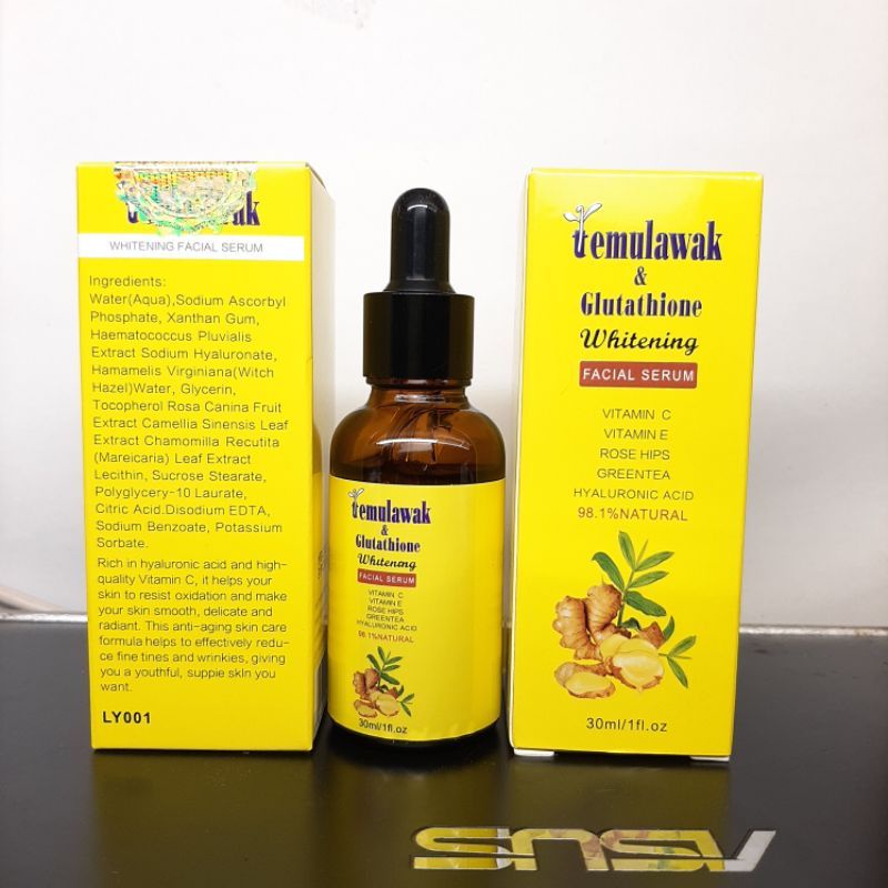 SERUM TEMULAWAK GLUTATHIONE WHITENING