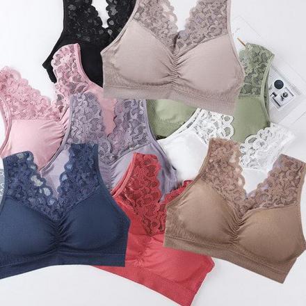 Terbaru✷↓ Promo Bra Paris Bralette - Push Up Bra - Bra Sport - Bra dengan Busa - Bra Tanpa Kawat 69