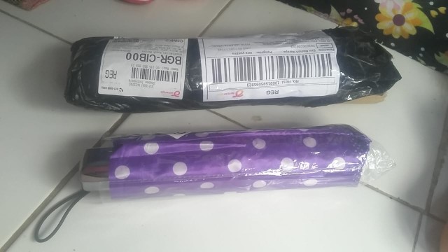 Jktumbrela - Payung Lipat 3 Polkadot Satin - 999