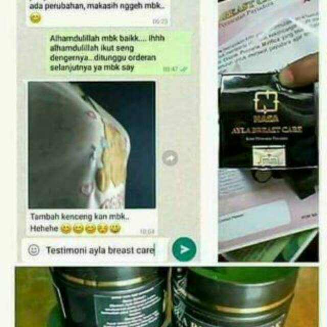 Ayla breast care pembesar payudara alami herbal pembesar payudara