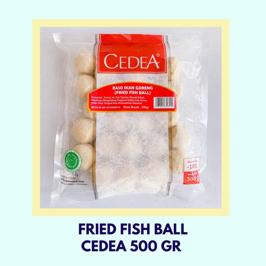 Fried Fish Ball 500 gr Produk Cedea