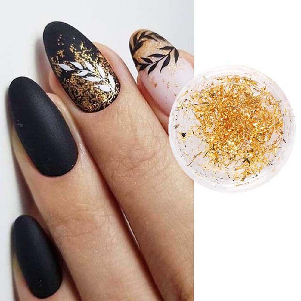 Mxbeauty Natal Dekorasi Kuku Wanita Fashion Kuku Foil Emas Manikur Aksesoris Bulan Bintang 3D Nail Jewelry