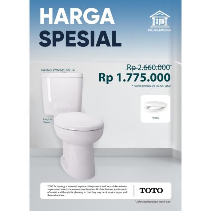 ] Closet Kloset Toilet Duduk TOTO CW 420 J / CW420J
