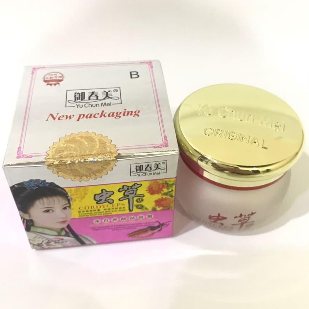 Yuchunmei Cordyceps Night Cream / Day Cream 1 pc Original IMPORT Krim Siang Malam Cordy Yu Chun Mei