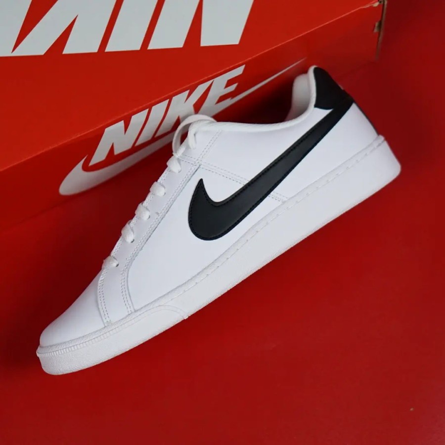 ORIGINAL Nike Court Legacy Black White Putih Hitam Sepatu Pria BNIB