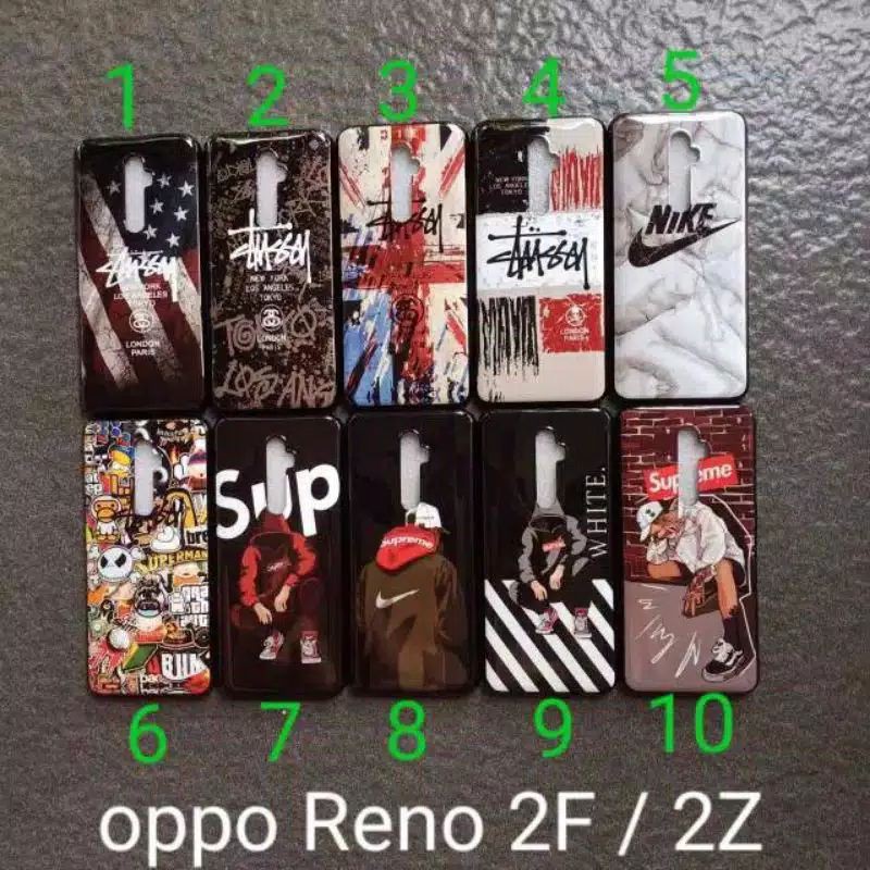 Case gambar Oppo Reno 2F . 2Z motif cowok ( 2 motif ) soft softcase softshell silikon cover casing kesing housing