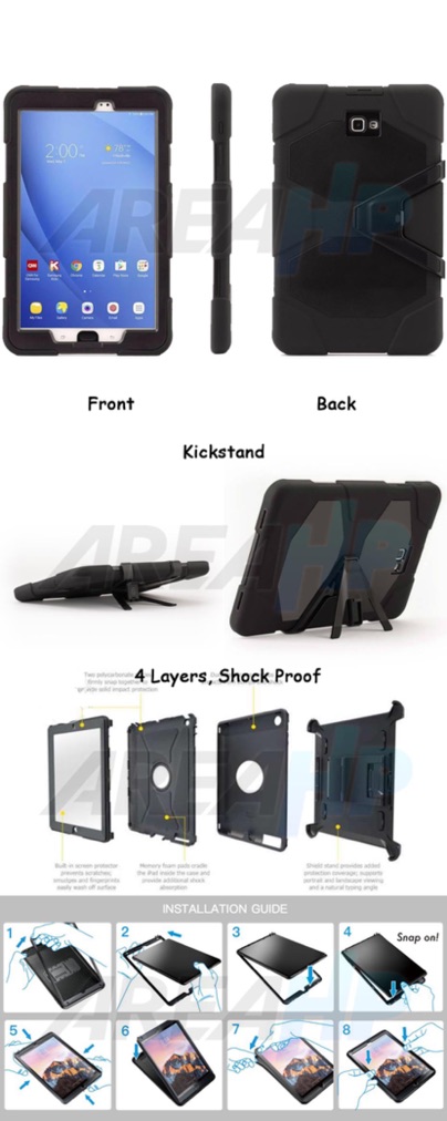 Griffin Survivor All Terrain Shockproof Case Casing Cover for Samsung Galaxy Tab A 10.5 2018 T590 T595