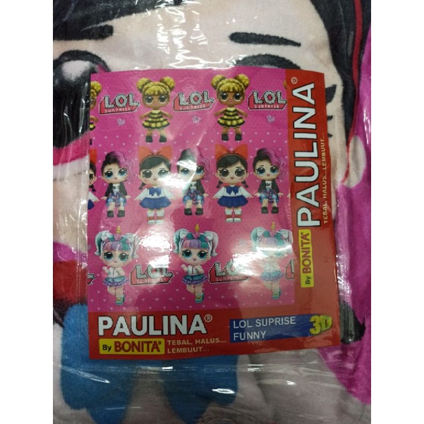 Selimut Paulina By Bonita Ukuran 160 X 200 CM Paling Tebal Dan Halus DiKelasnya Dijamin Tidak Luntur-LOL Surprise Funny