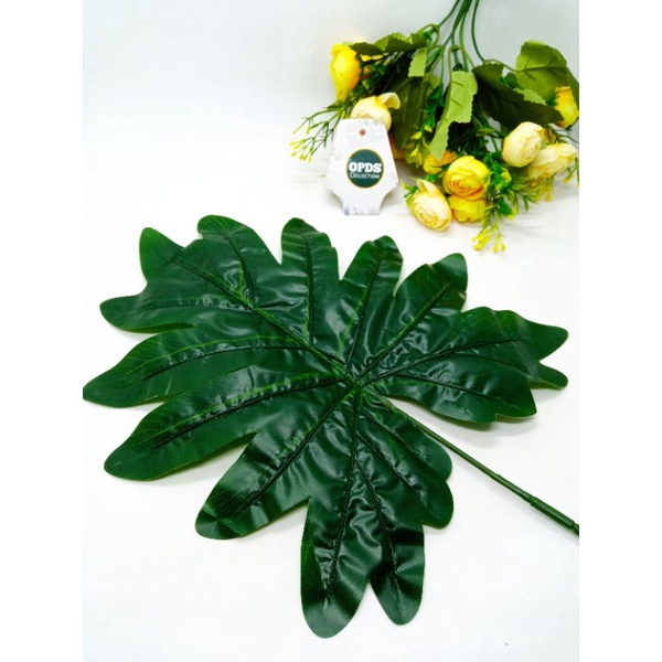 Daun Artificial|Daun Monstera|Daun imitasi