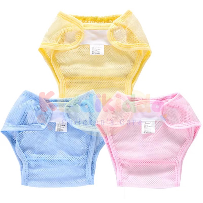 [1KG 65PCS] Kiddikiddo Clodi Jaring Mesh Diaper Celana Popok Bayi Jaring