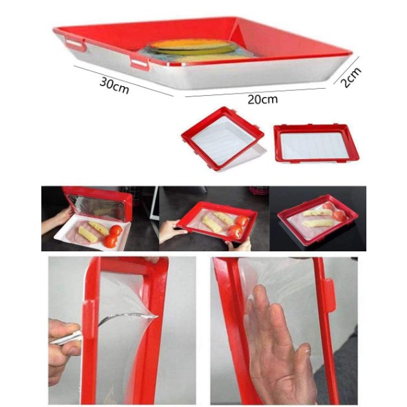 A023 Food tray clever tray 1040 Creative Food Preservation Tray Nampan Tatakan