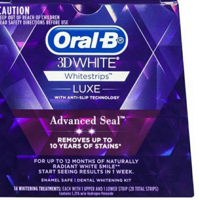 ▲ Oral B 3D White Whitestrip Luxe, Pemutih gigi whitestrip luxe oral B ✲