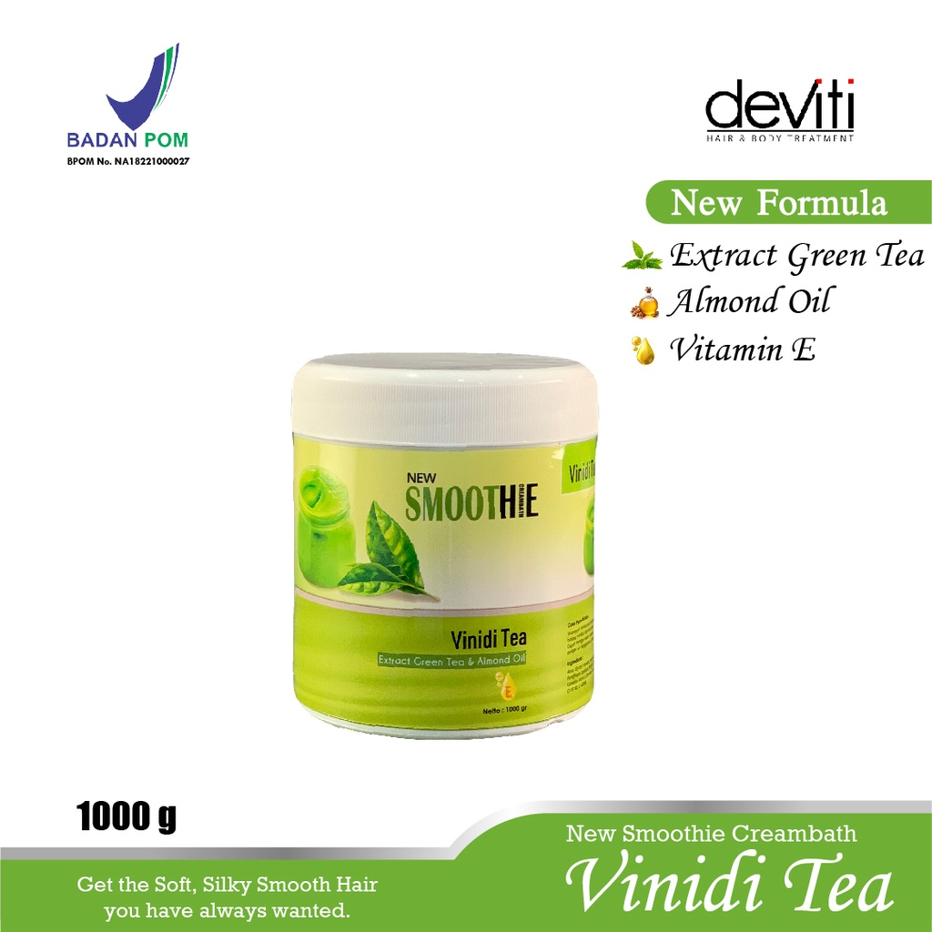 Deviti Smoothie Creambath Vinidi Tea Perawatan Rambut Berminyak 1Kg