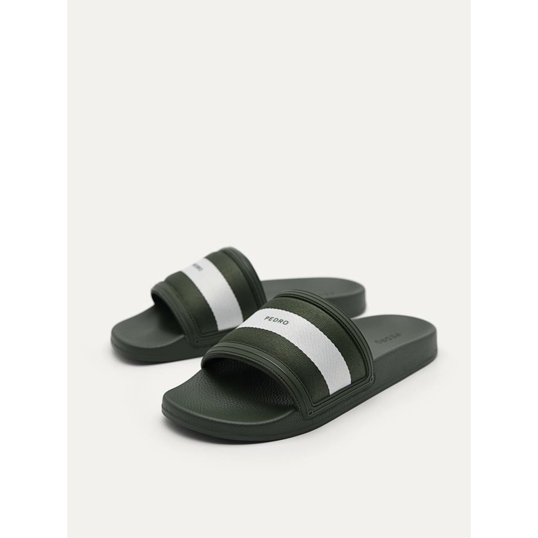 SANDAL SLIDE PEDRO PRIA ORIGINAL CASUAL BRANDED HIJAU PM145