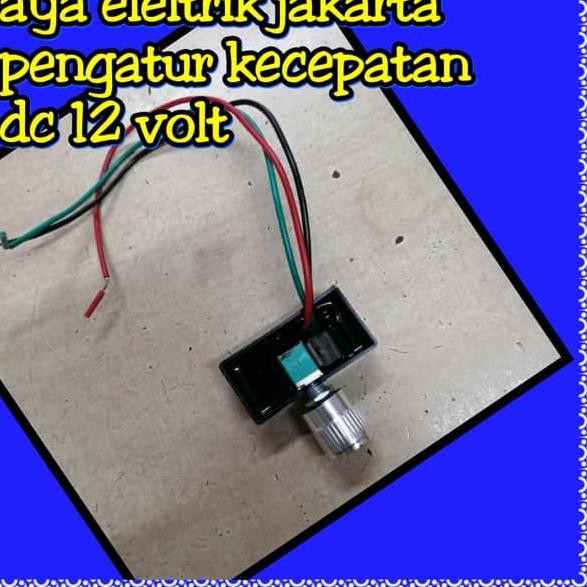 POTENSIO POMPA DC 12V PENGATUR KECEPATAN DIMMER DC SPEED CONTROL DC