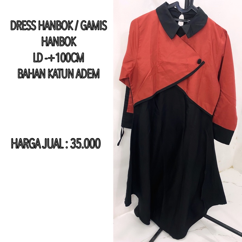 DRESS HANBOK / GAMIS HANBOK PRELOVED MURAH