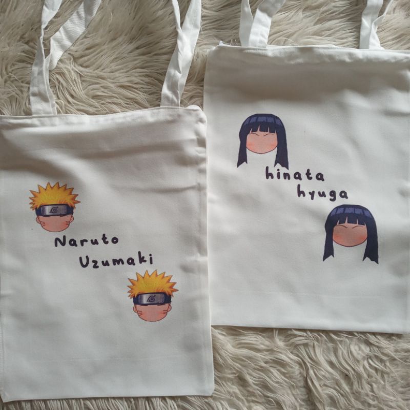 TOTEBAG NARUTO UZUMAKI dan HINATA HYUGA
