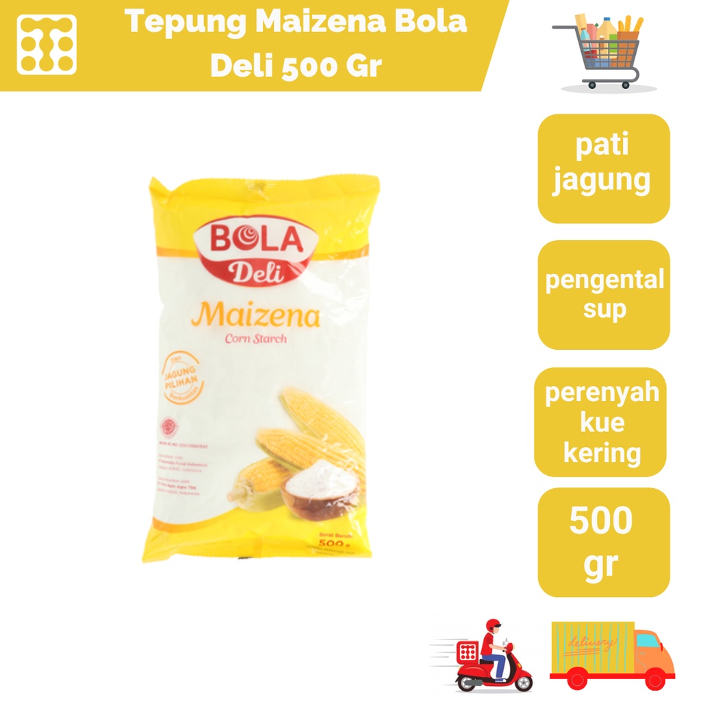 

Tepung Maizena Bola Deli 500 Gr