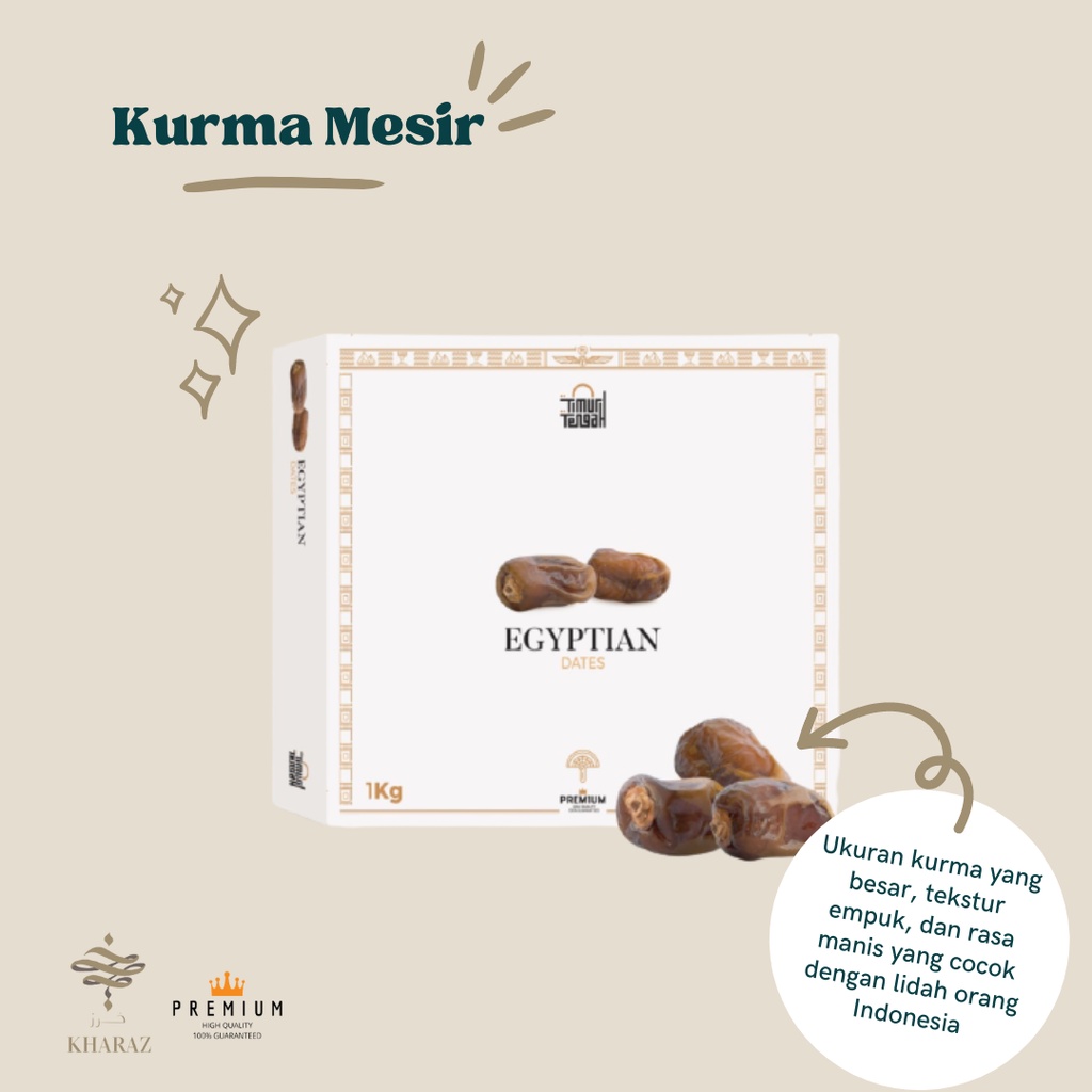 

Kurma Mesir Egyptian 1kg Original Premium High Quality