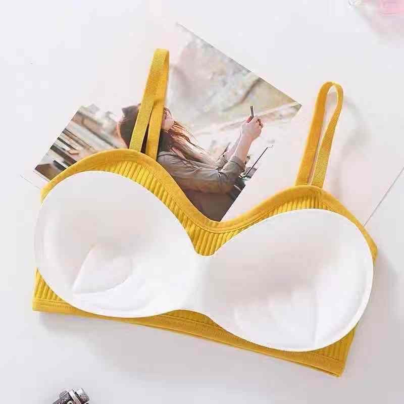 bh-6 Bra Wanita Tanpa Kawat Bahan Halus BH Pakaian Dalam Bra Push Up Elastis Sexy