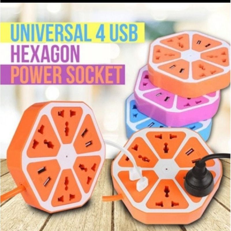 Stop Kontak USB Hexagon Socket