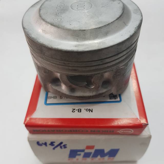 piston atau saher fim ukuran 64.5 pin 15 untuk rubahan  tiger dan mega pro