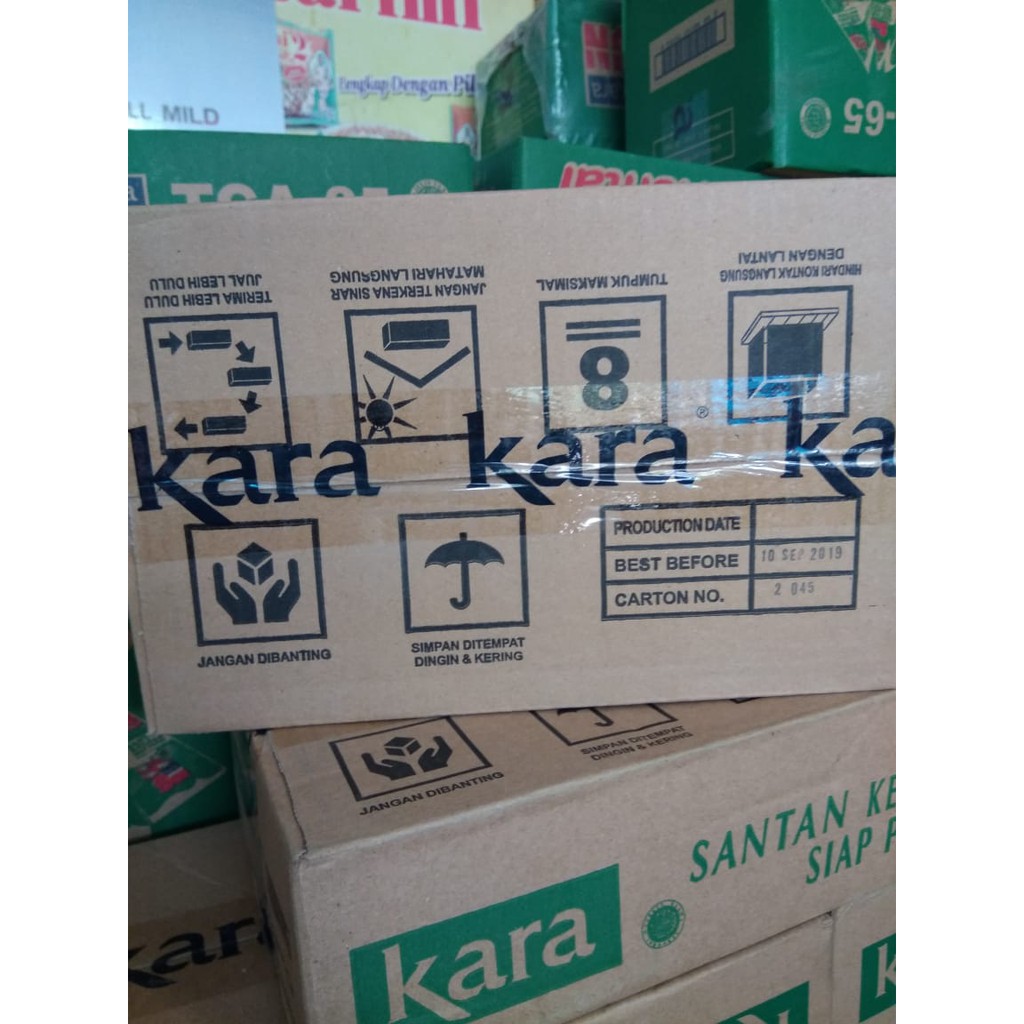 SANTAN KARA 200 ML PER DUS ISI 10 PCS