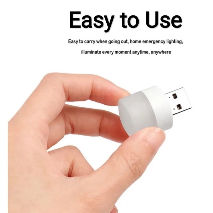 Lampu LED Mini USB Lampu Belajar Portable Lampu Tidur Night Light