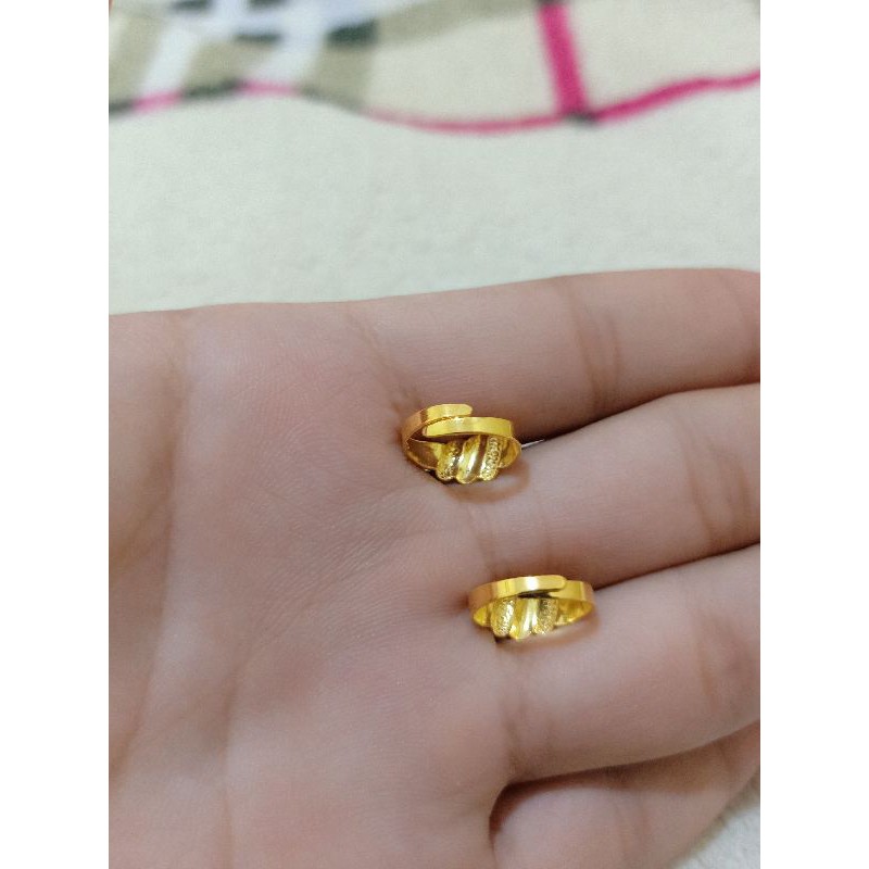 CINCIN ANAK STELAN PERAK 925 LAPIS MAS 24K