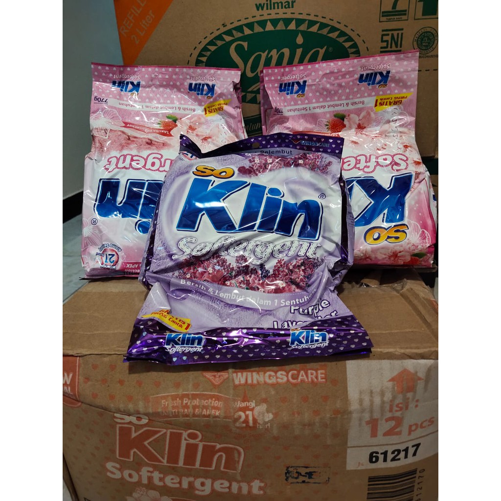 SOKLIN SOFTERGENT 770Gr TANPA PIRING