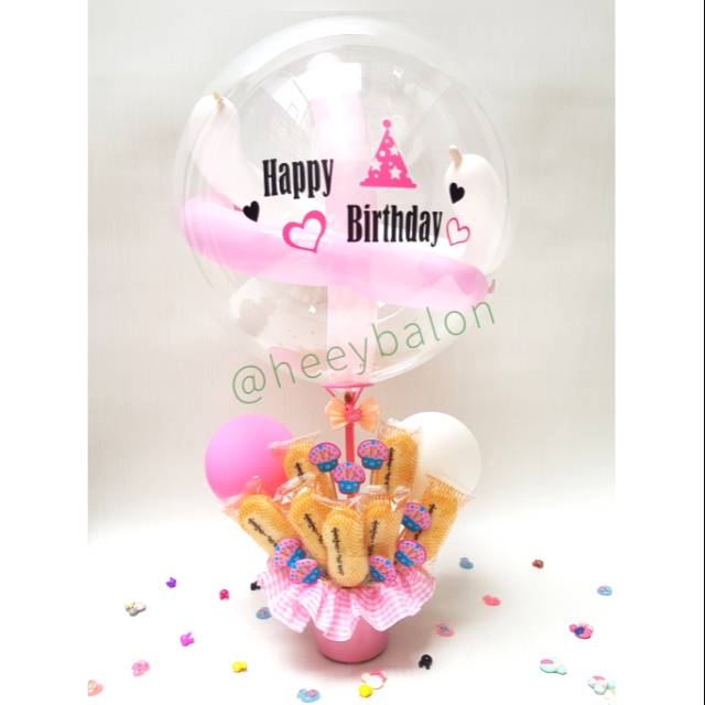 Balon Snack / Balon Box / Balon Buket / Balon Ultah / Balon Bening / Hot Air Balon / Balon Ucapan