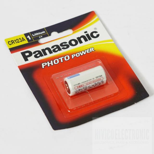 Baterai Panasonic CR123 photo power 3v