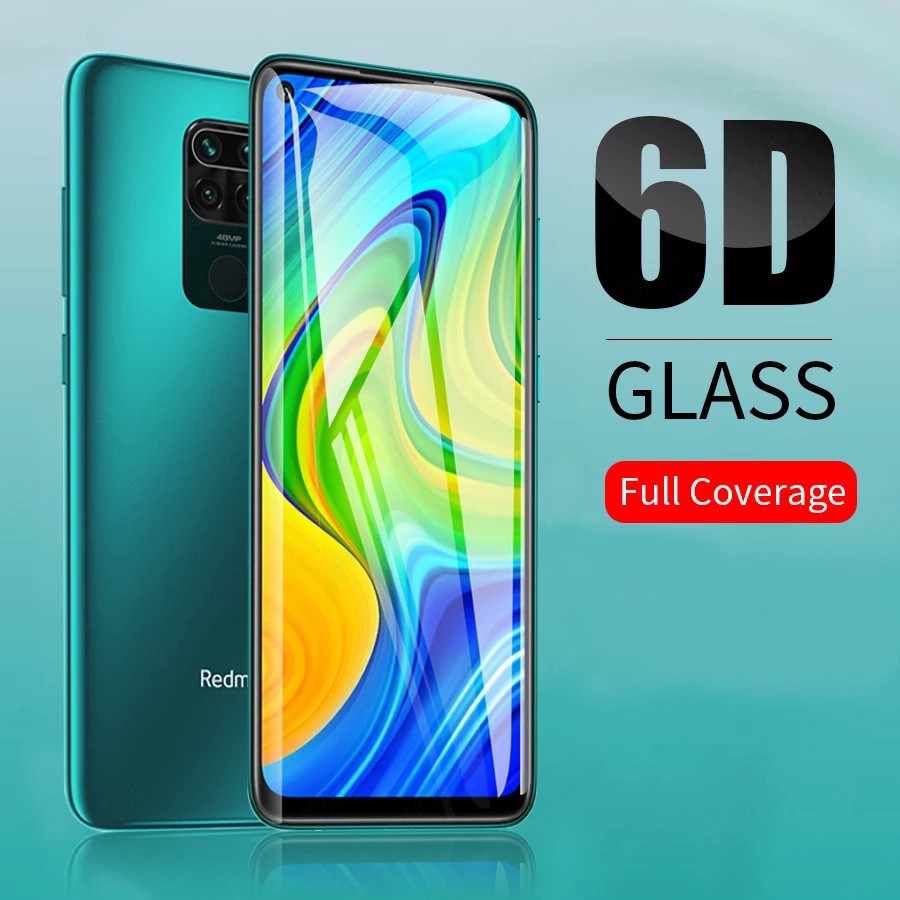 ROMO Tempered Glass XIAOMI Redmi 9, Redmi Note 9 &amp; Note 9 Pro NEW TG Layar FULL COVER Black Premium