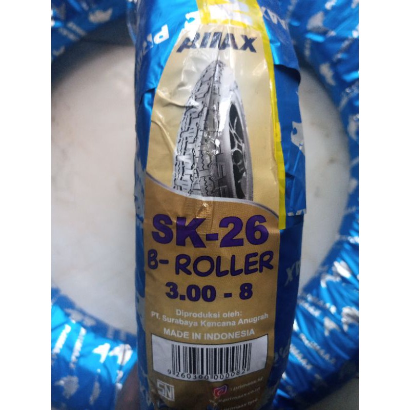 Ban vespa atau sruntul Arco / artco gerobak dorong Primaax 300-8 SK26 atau 350-10 primax B-Roller SK