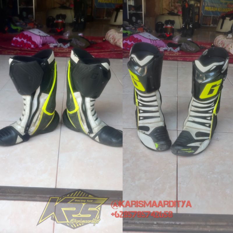 sepatu balap gaerne size 40/41, sepatu roadrace gaerne ukuran 40/41