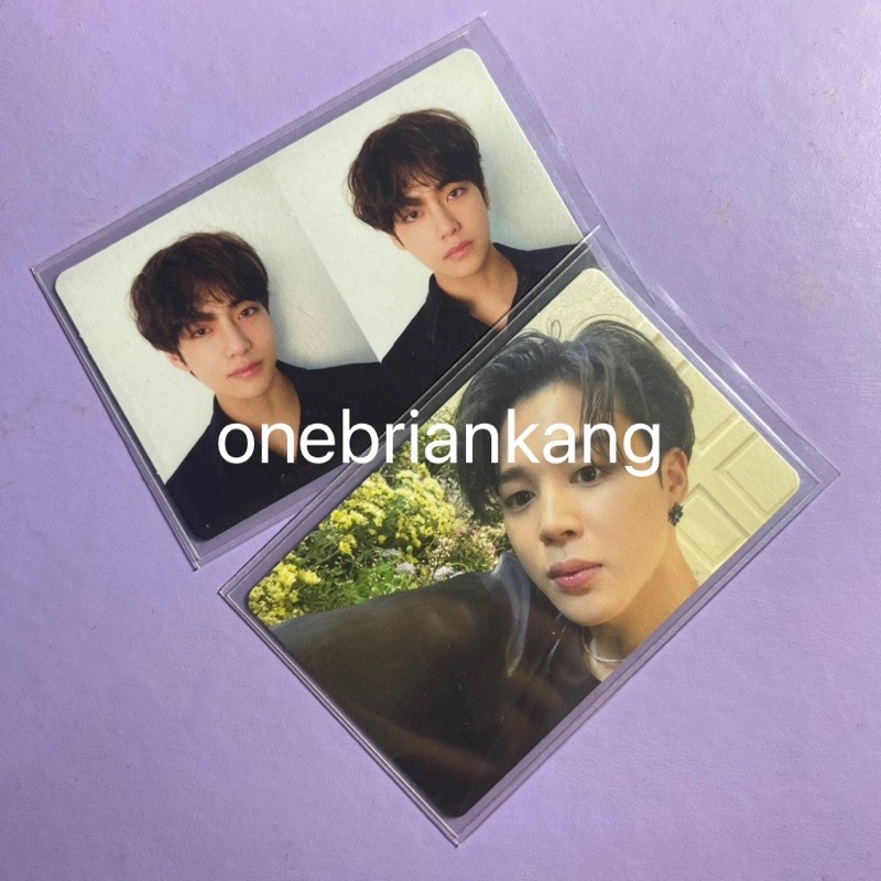 Photocard Taehyung Tear R Official Taehyung dilan Photocard Jimin official