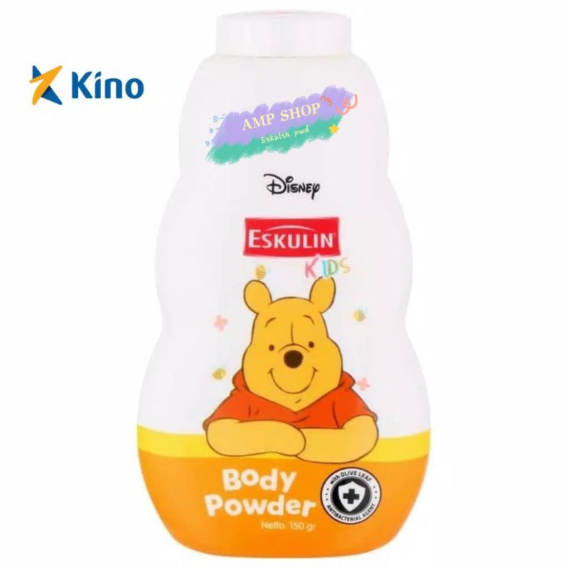 Eskulin kids powder/bedak Pooh 150gr