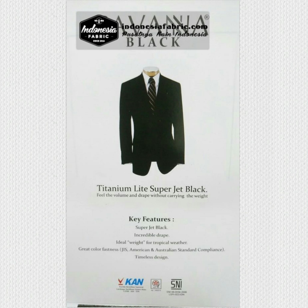 Kain Celana Pria Jas Kain Savana Black Titanium Lite Super Kain Celana Pria Jas Kain Savana Black Titanium Lite Super
