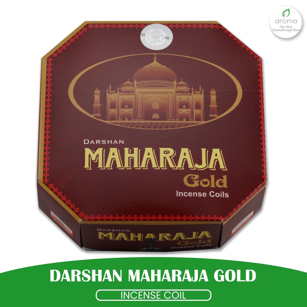 Dupa India (Aromaterapi) Coil - Darshan Maharaja Gold 24 Jam